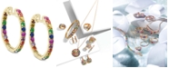 EFFY Collection Watercolors by EFFY&reg; Multi-Gemstone Hoop Earrings (1-3/4 ct. t.w.) in 14k Gold or 14k White Gold